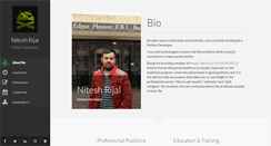 Desktop Screenshot of niteshrijal.com.np
