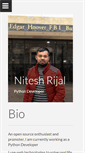Mobile Screenshot of niteshrijal.com.np